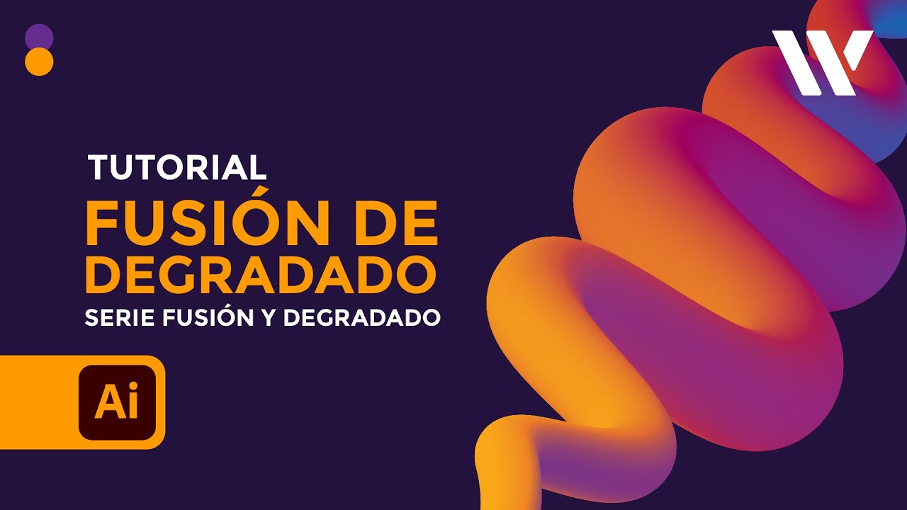 TUTORIAL - FUSION DE DEGRADADO- ILLUSTRATOR CC 2022 - YouTube