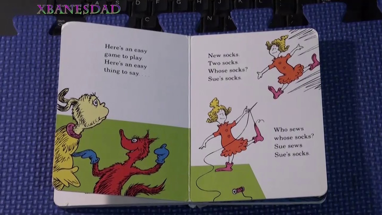 Elf Reads Fox In Socks (fast) - YouTube
