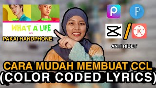 CARA CEPAT MEMBUAT COLOR CODED LYRICS DI HANDPHONE