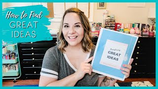 How To Brainstorm A Great Story Idea \\ Great Ideas Series #1