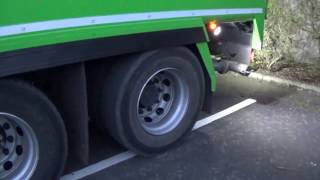 DAF CF 330 Euro 6 Rear Twin Wheel Lift Axle Up & Down Test