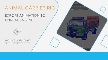 NTP_Rig || Export animation to Unreal Engine || Animal carrier _ Rig