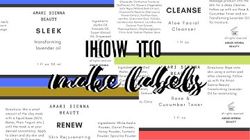 HOW TO: make product labels using Canva! A STEP BY STEP TUTORIAL