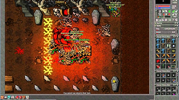 Tibia - Magera Server - Killing Dracola Boss