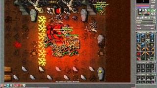 Tibia - Magera Server - Killing Dracola Boss