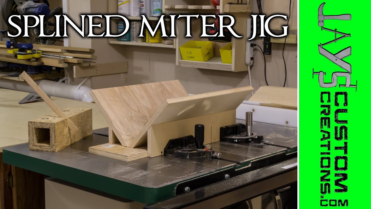 Splined Miter Jig For The Table Saw - YouTube