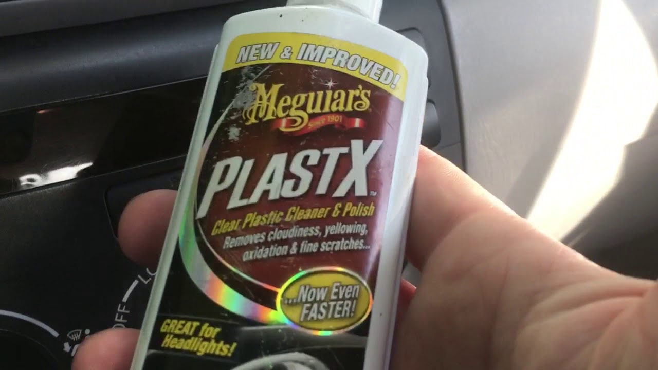 Clear Plastic Cleaner Polish MeguiarS PlastX Headlights Windows