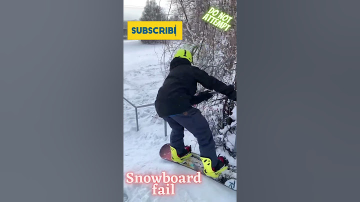 Fail snowboarding 🫣 #shorts #funny - Dont try this
