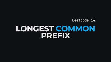 Longest Common Prefix – Leetcode 14 | Python | Vertical Scanning Explained Clearly