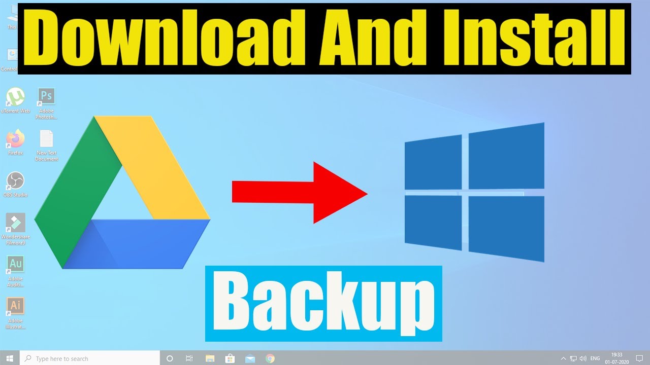 google drive download windows