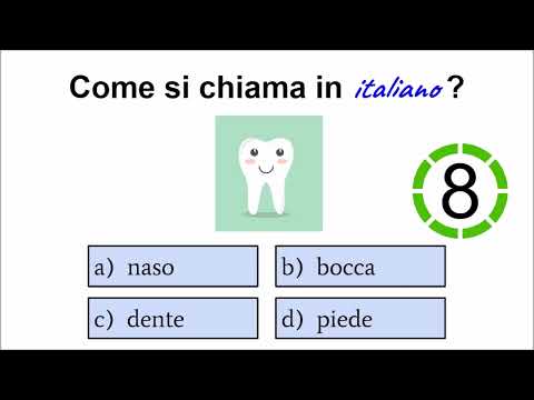 Italian Vocabulary Quiz