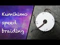 Kumihimo Speed Braiding (to and fro method)