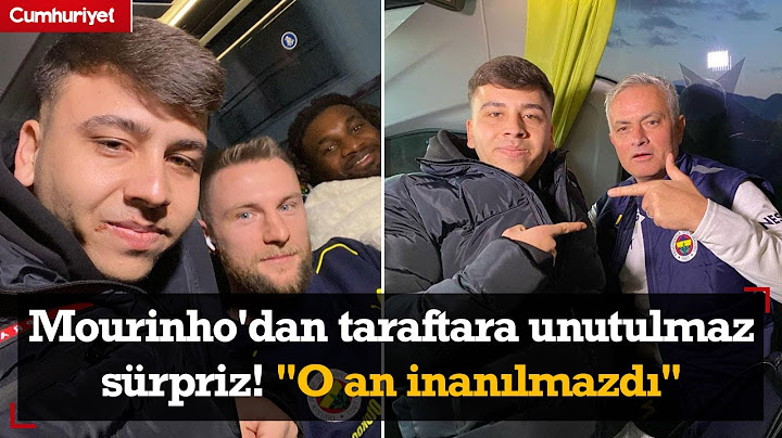 Mourinho'dan taraftara unutulmaz sürpriz! "O an inanılmazdı"