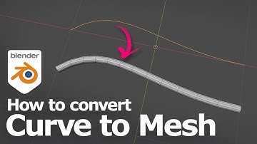 Blender Curve to Mesh with Shortcut