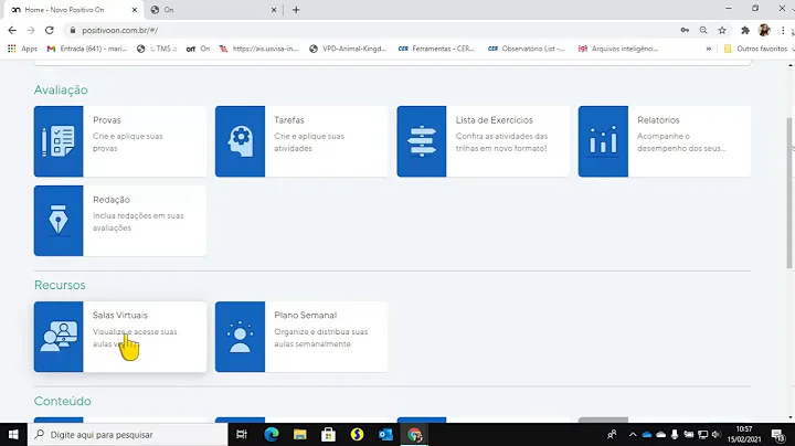 ORIENTAÇÕES NOVO POSITIVO ON PROFESSORES.