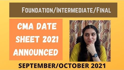 ICMAI Important Announcement - Exams Dates & Mode of Exam Announced - Timestamped