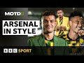 Arsenal&#39;s stars strut their stuff with the new strip | MOTDx