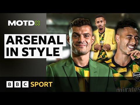 Arsenal's stars strut their stuff with the new strip | motdx
