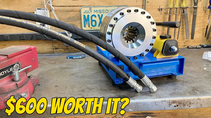 CHEAP Hydraulic Hose crimper set up, use and Tips