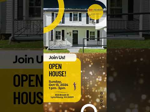845 Brook St, Lynchburg, VA home video tour