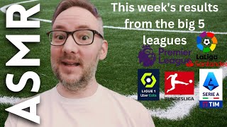 Football Results from this Weekend & Midweek (Top 5 Leagues) [ASMR Football / Soccer] screenshot 2