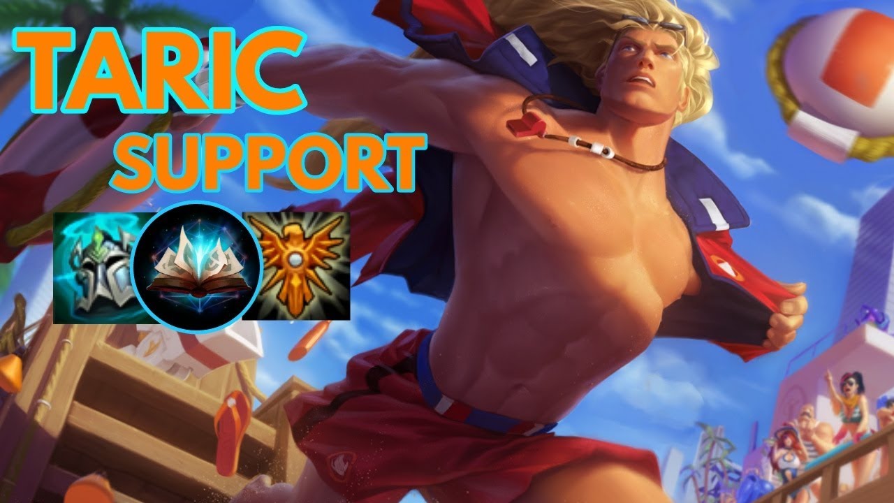 Pool Party Taric Support-League of Legends Full Gameplay - YouTube