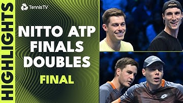 Skupski & Salisbury vs Heliovaara & Patten 🏆 | Nitto ATP Finals 2025 Doubles Final Highlights