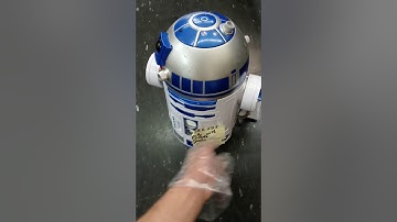 STAR WARS VOICE ACTIVATED R2D2 DROID MOVES AND TALKS