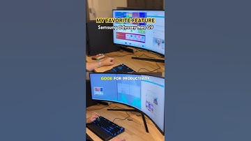 Samsung Odyssey Neo G9 | Multi-Tasking On A 57-Inch Monitor #samsungodyssey #myfavoritefeature