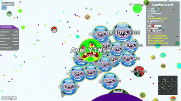 AGAR.IO SERVER TAKEOVER WITH BOTS #1217 || OP-BOTS.COM