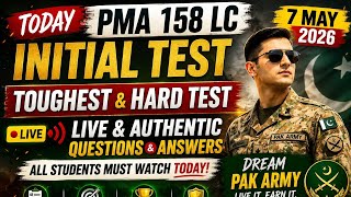 PMA 158 Long Course Initial Test Experience 7 May 2026 | Toughest Hard Test 😱 | Questions &amp; Answers