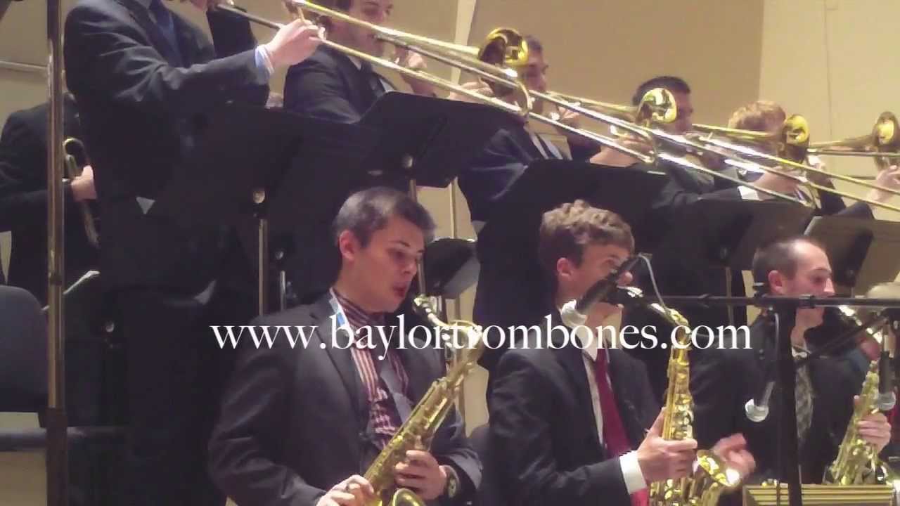 Baylor Jazz Trombones - On The Sunny Side of the Street!