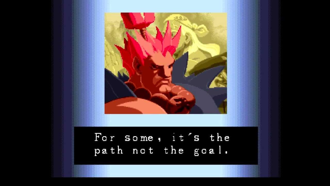 Ending for Street Fighter Alpha 2-Akuma(Arcade)
