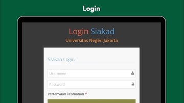 Video Tata Cara Pengisian Biodata dan KRS pada Siakad
