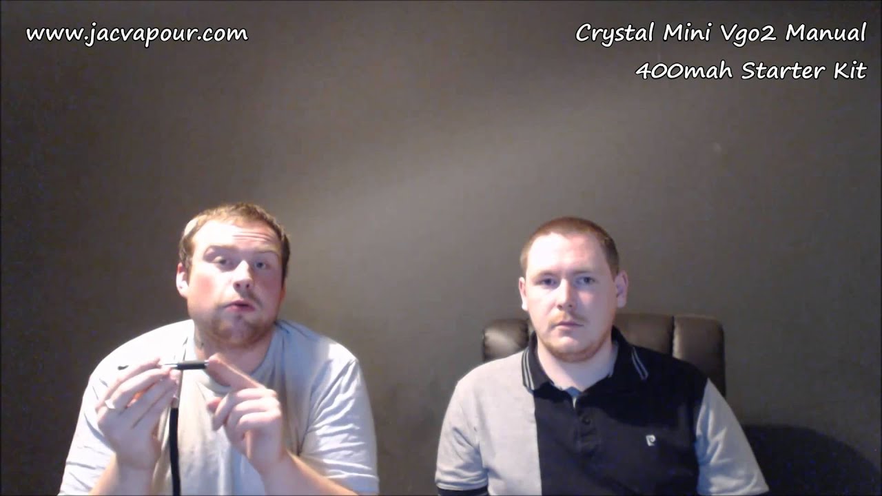 JacVapour - Crystal Mini Vgo2 Manual 400mah Starter Kit