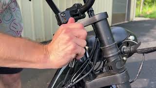 Tightening a Triple Tree Fork on a Bandit or Other eBike