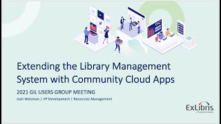 GUGM 2021: Extending the Library Management System with Community Cloud Apps