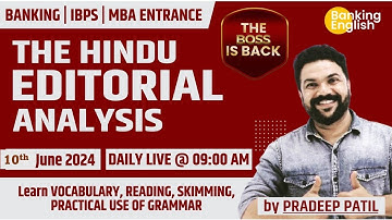 Learn VOCAB, READING, SKIMMING, ERRORS, GRAMMAR USE, 10 JUNE , 2024  - PRADEEP PATIL