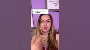 Do I stutter when I sing?