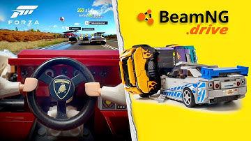 I BUILT POPULAR Racing Games OUT OF LEGO!