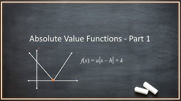 Algebra 2 - Chapter 2.8 Part 1