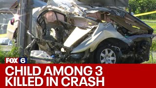 Milwaukee fatal crash; 3 dead including child | FOX6 News Milwaukee