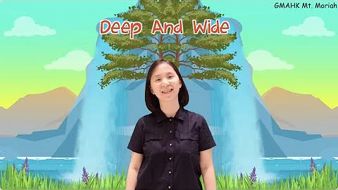 Deep And Wide | Action Song | Children Christian Song