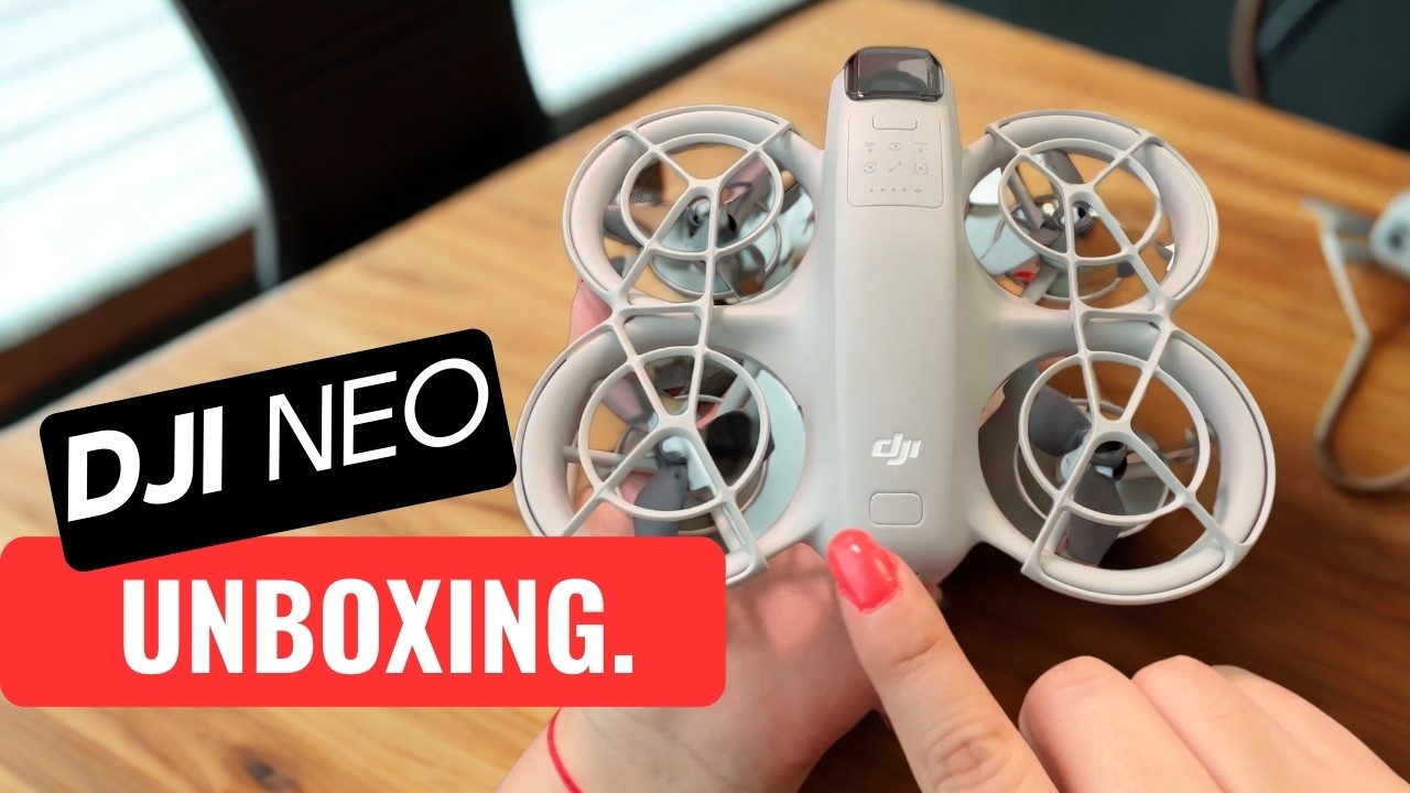 DJI Neo Mini Drone Con Cámara 4K UHD – 135 G, Despegue Manual, Seguimiento IA Y QuickShots (sin Mando)