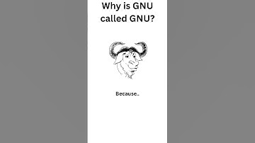 Why is GNU called GNU?