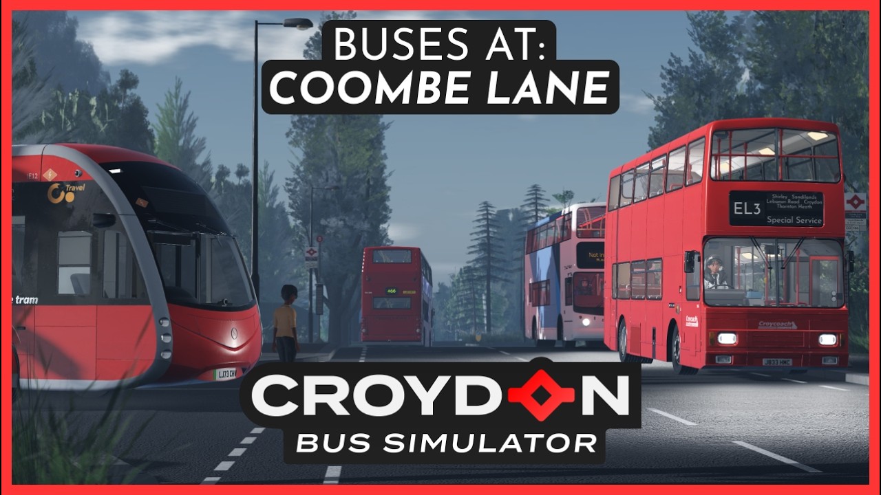 Croydon Bus Simulator | Buses at Coombe Lane | 07/02/2026