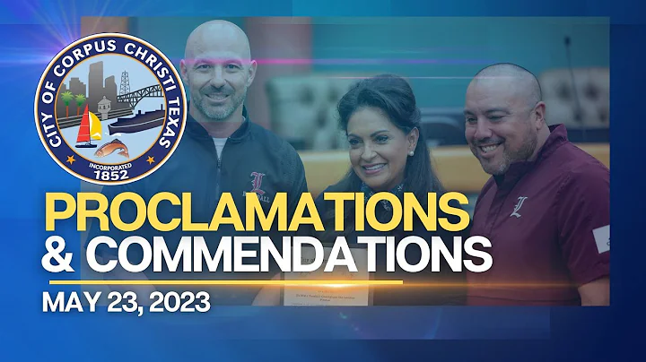 City of Corpus Christi | Proclamations and Commendations May 23, 2023