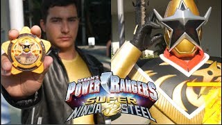 Power Rangers Super Ninja Steel Gold Ranger Morph