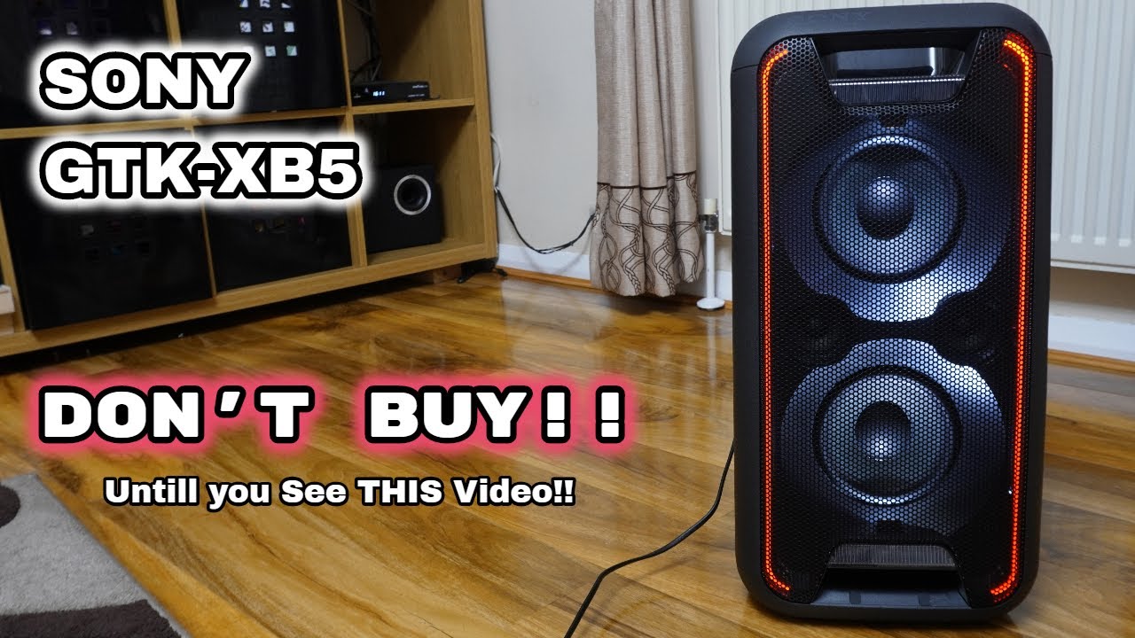 Sony GTK XB7 Home Audio System - YouTube