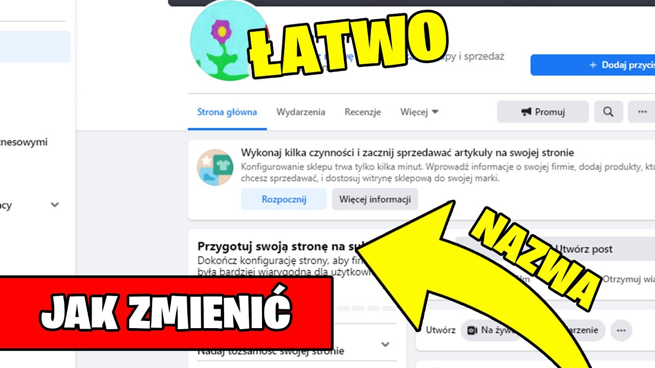 Jak zmienić nazwę fanpage na facebooku? (DZIAŁA) Zmiana nazwy strony na